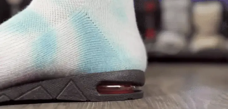gif of man using Invisible Insoles